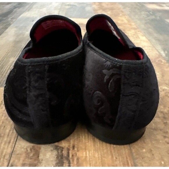 La Milano Broderick Black Velvet Slip On Men’s Dress Loafers Size 11.5 main image 6